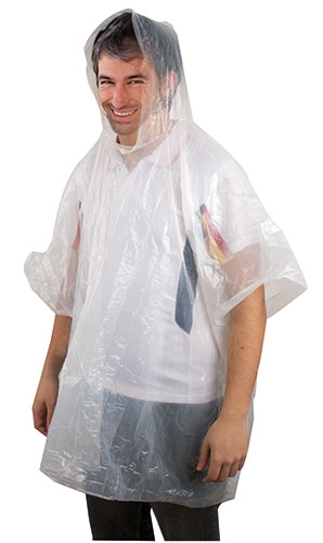Poncho pliabil impermeabil