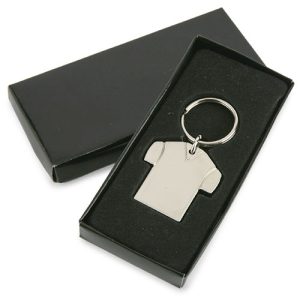 Breloc metalic cu accesoriu sub forma unui tricou