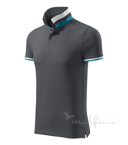 Malfini Tricou Polo de barbati Collar Up - imagine 2