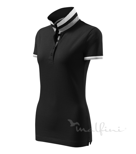 Malfini Tricou Polo de dama Collar Up - imagine 3