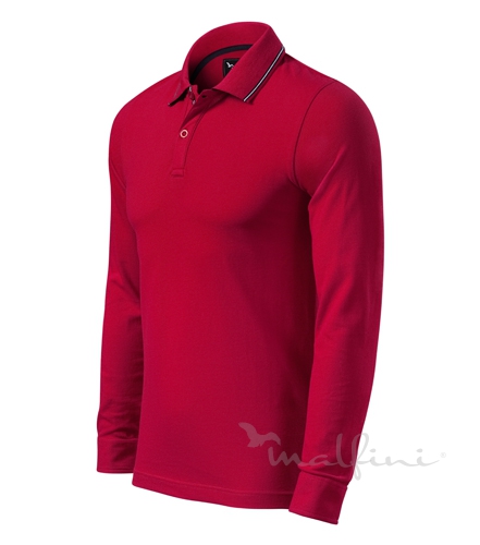 Malfini Tricou polo Contrast Stripe LS - imagine 5