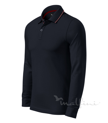 Malfini Tricou polo Contrast Stripe LS - imagine 4