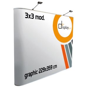 Roll up Display 229*359 CM cu magnet si led-uri