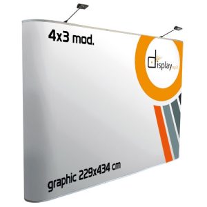 Roll up Display 229*434 CM cu magnet si led-uri luminoase