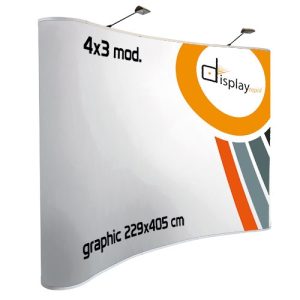 Roll up Display CURBAT 229*405 CM cu magnet si led-uri