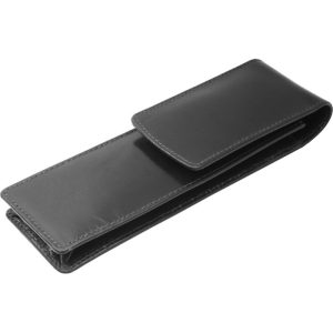 Toc pentru 3 pixuri din piele naturala 5 x 16 cm