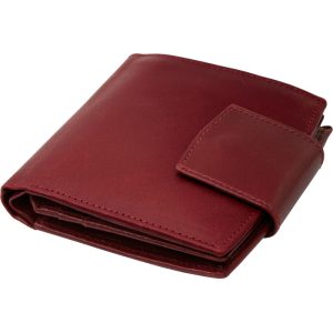 Portofel din piele fina 10.5 x 10 cm