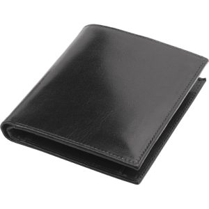 Portofel din piele naturala 4 buzunare carti de credit 10.5 x 11.5 cm