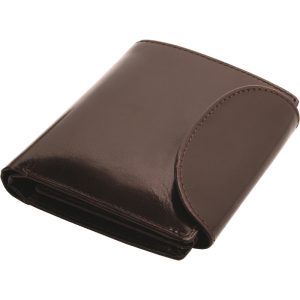 Portofel din piele naturala cu protectie RFID 10 x 12.5 cm