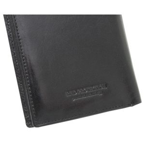 Portofel din piele naturala 6 buzunare carti de credit 10.5 x 11.5 cm
