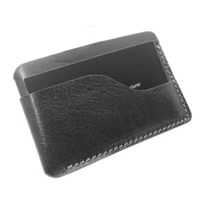Suport pentru carti de vizita din piele fina 10.5 x 6.5 cm