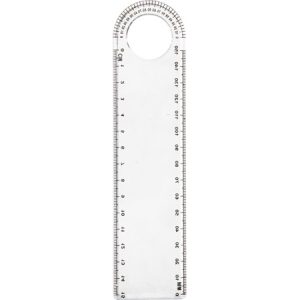 Rigla din plastic transparenta