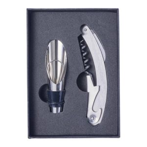 Set vinuri din inox din 2 piese