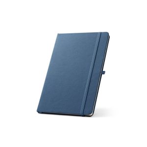 ANNE. Blocnotes A5 din poliester reciclat (100% rPET) cu pagini liniate