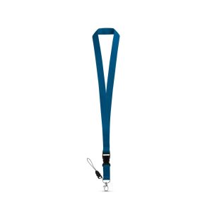 ANQUETIL. Lanyard din poliester cu carabina metalică