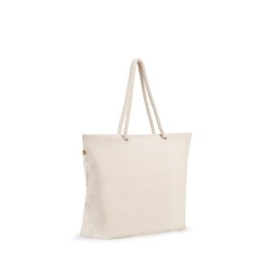 ATHENS. Sacoșă de plajă din bumbac reciclat (70%) și poliester reciclat (30%) (220 g/m²)