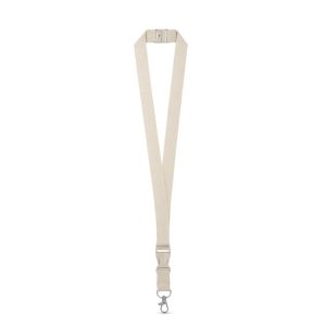 BALLINA. Lanyard din bumbac 100% cu carabină metalică