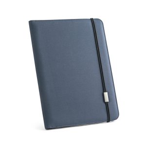 EMERGE FOLDER II. Mapa 300D poliester reciclat (100% rPET) A4 cu închidere elastică