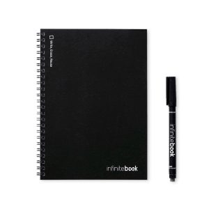 INFINITEBOOK LINED A5. "Infinitebook" cu copertă flexibilă și 15 pagini simple de tip tablă albă