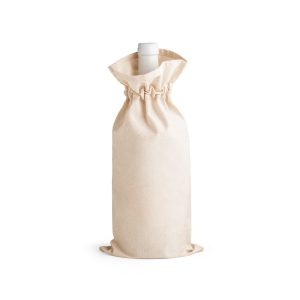 JEROME. Sacosa din bumbac 100% pentru sticlă (180 g/m²)