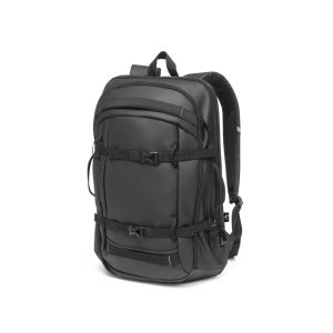 KAMPALA. Rucsac pentru laptop din poliester reciclat 900D, de înaltă densitate, cu protecție impermeabilă și căptușeală din poliester reciclat 210D 17'3"