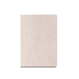ORGANIC SEMI-RIGID. Blocnotes A5 cu copertă semirigidă din materie organică de elefant (80%)