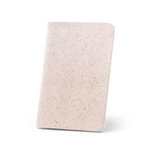 ORGANIC SOFT. Blocnotes A6 cu copertă flexibilă realizată din materie organică de elefant (80%)