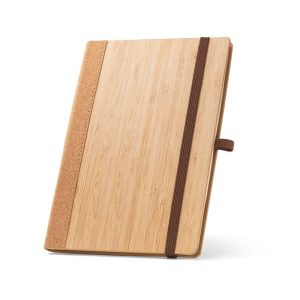 ORWELL. Notebook A5 cu copertă cartonată din bambus și foi de plută