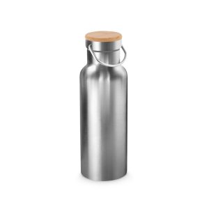 RAGNAR. Sticla de vid din oțel inoxidabil (36% reciclată) cu perete dublu 570 ml