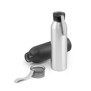 RIO. Sticlă din aluminiu reciclat (100% rAL) cu capac din PP 660 mL