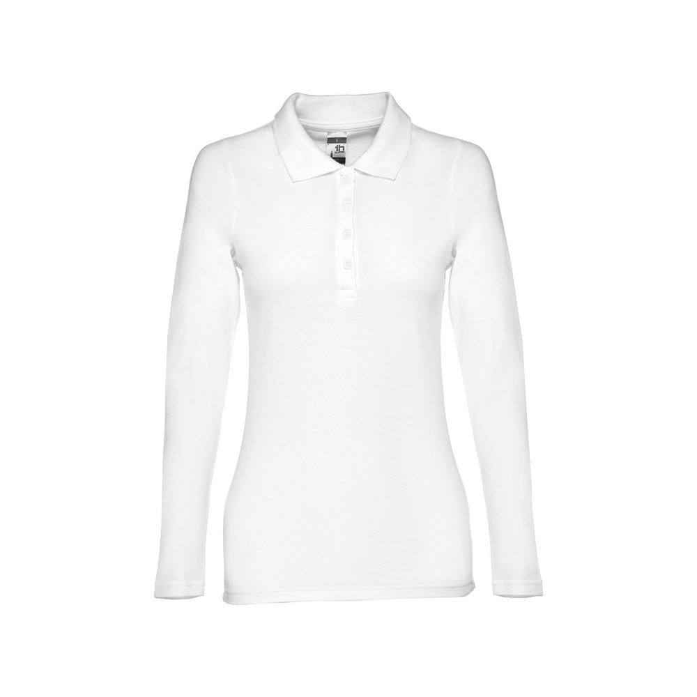 THC BERN WOMEN WH. Polo mânecă lungă pentru dame