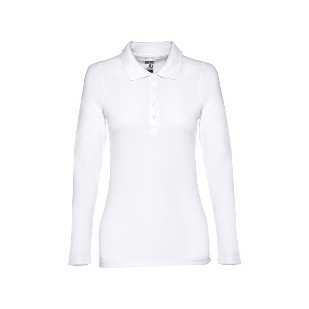 THC BERN WOMEN WH. Polo mânecă lungă pentru dame - imagine 3