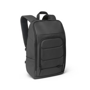 TOULON. Rucsac pentru laptop fabricat din poliester reciclat 600D de înaltă densitate, cu finisaj rezistent la apă și căptușeală 16"