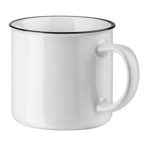 VERNON WHITE. Cana ceramica 340 mL