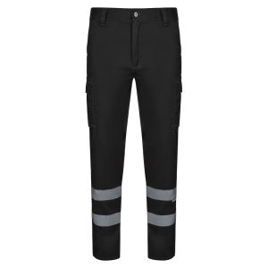 VL DIONYSUS. Pantaloni extensibili cu mai multe buzunare (240g/m²), din bumbac (46%), EME (38%) și poliester (16%)