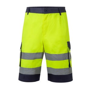 VL HADES. Bermude cu buzunare multiple în două culori (210 g/m²), din bumbac (20%) și poliester (80%)