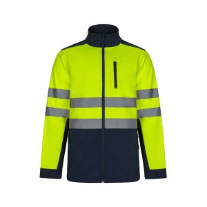 VL HESTIA. Jachetă soft shell bicolor (280g/m²), din poliester (96%) și elastan (4%)