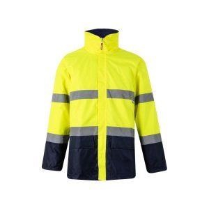 VL THEMIS LARGE. Parka bicoloră (190g/m²), din poliester (100%), cu strat PU