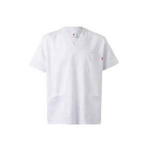 VL TLALOC. Tunică din twill (190 g/m²) cu mâneci scurte, din poliester (65%) și bumbac (35%)