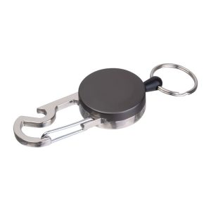Breloc retractabil cu carabină
