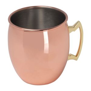 Cană „Moscow Mule” cu înveliș din cupru, 500ml