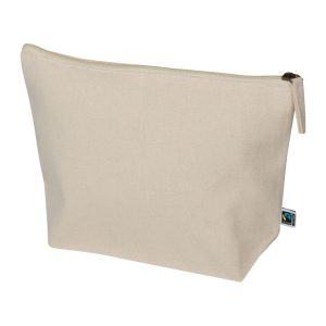 Geantă cosmetică din bumbac Fairtrade, 320 g/m²