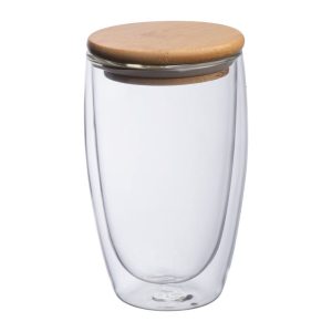 Pahar din sticlă cu perete dublu, 500ml