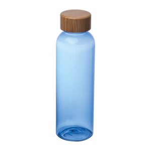 Sticlă de băut PET cu capac din bambus, 500ml