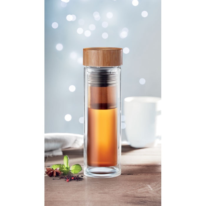 BATUMI GLASS - Sticlă perete dublu 400ml - imagine 3