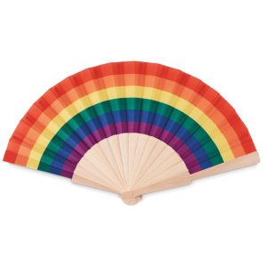 BOWFAN - Evantai curcubeu din lemn