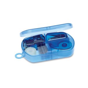 BUROBOX - Set papetărie în cutie plastic