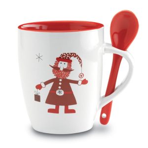 CLAUS - Cană cu linguriță 250 ml