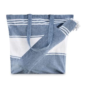 HUMMUM - Geantă plajă cu prosop hammam