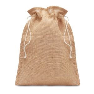 JUTE SMALL - Săculeț cadouri de iută14x22cm